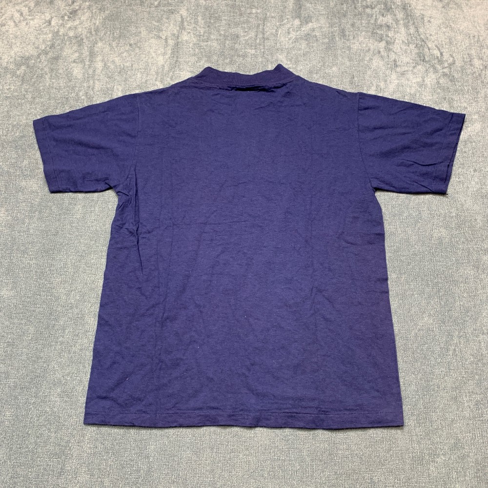 Vintage Hanes Beefy-T T Shirt Men’s S 34-36 Purple Cotton Short Sleeve Classic
