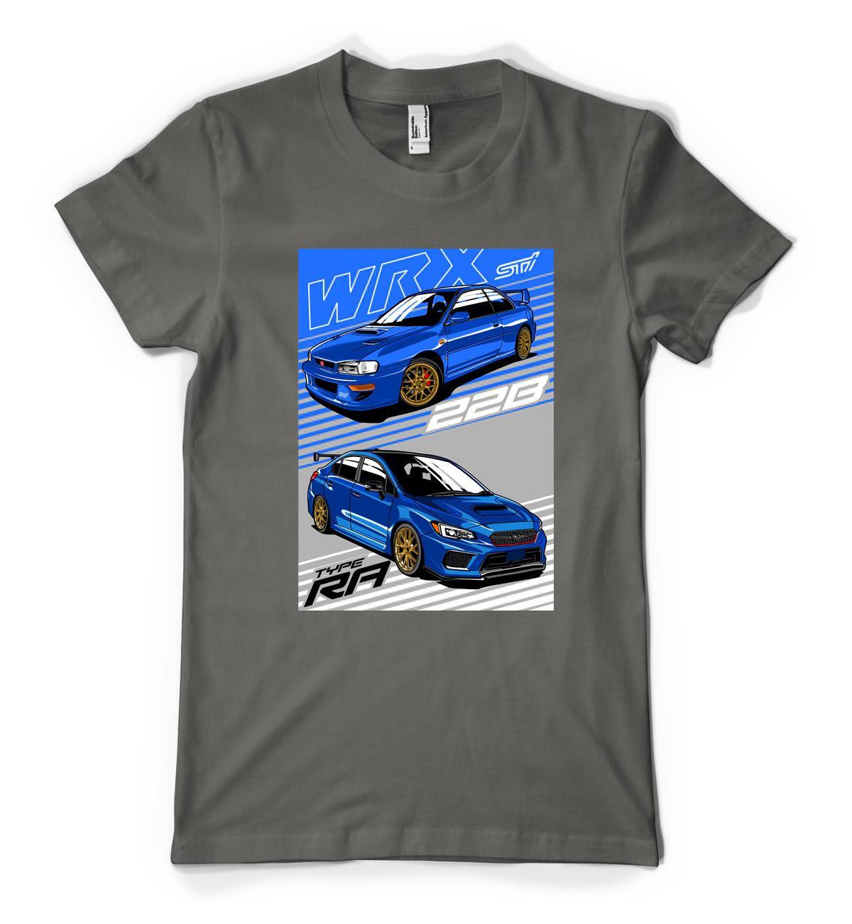 Japanese WRX Supercar Sport Classic Custom Car Personalised Unisex Adult T Shirt