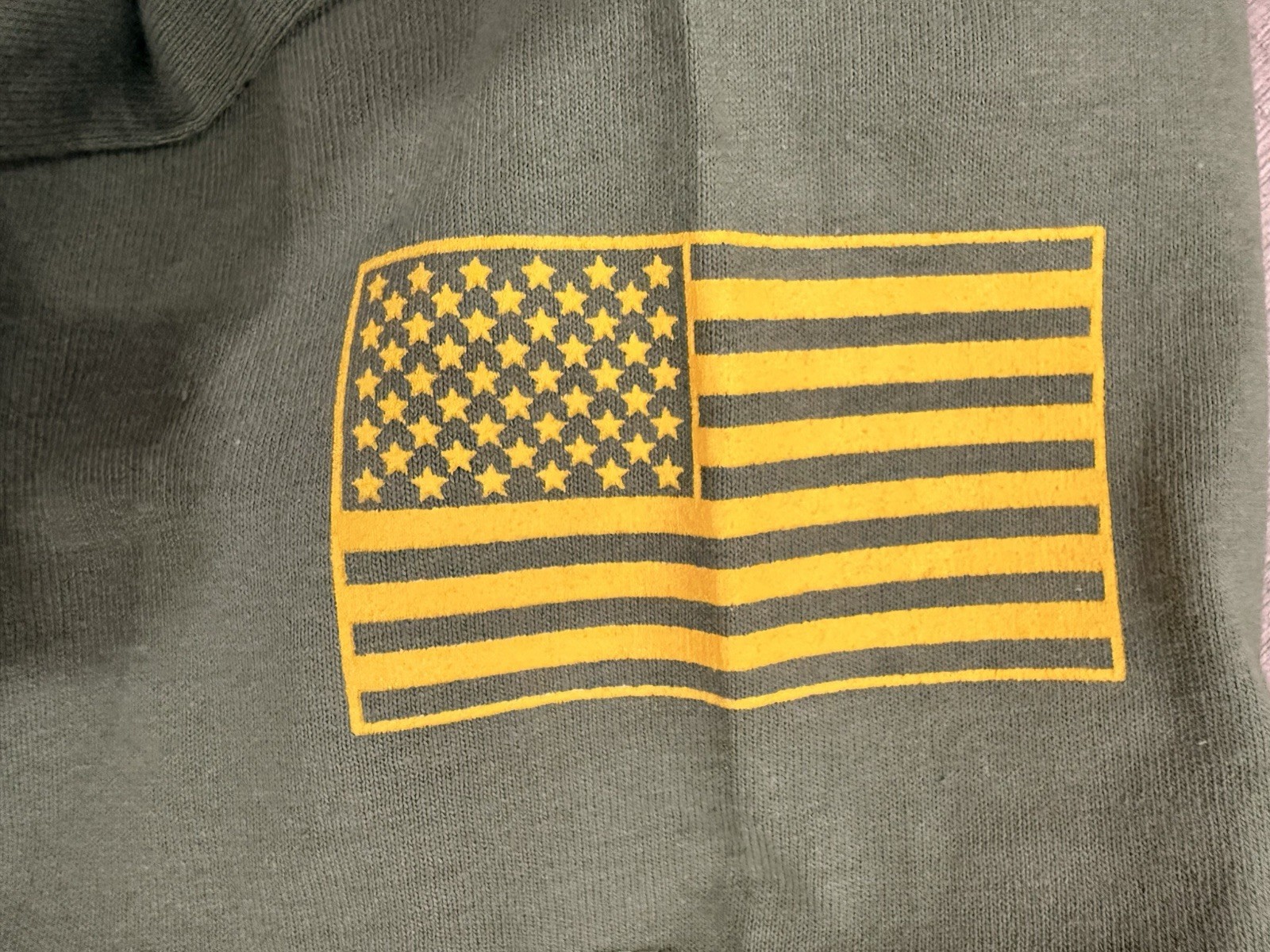“United States Army Ft Bliss, TX 1775” Double Sided Green T Shirt – Sz XL – NWT