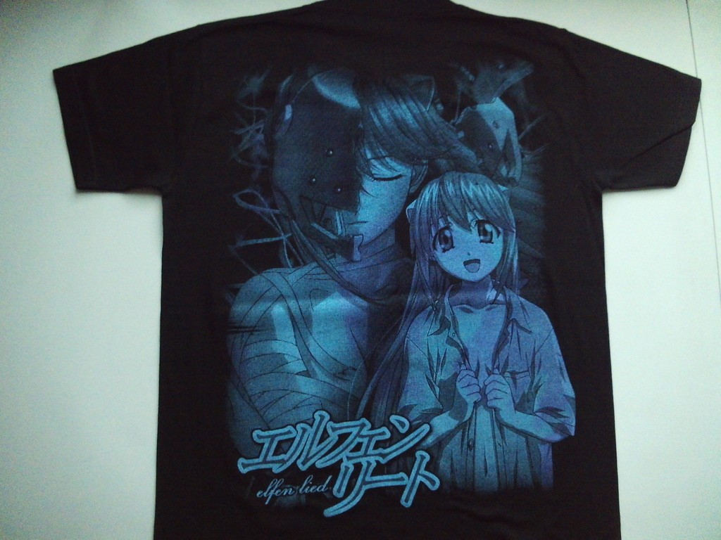 ELFEN LIED T-SHIRT,WAIFU VINTAGE STYLE ANOTHER RE ZERO HENTAI SORA MIRAI NIKKI