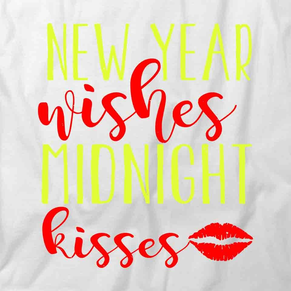 NEW YEAR WISHES TShirt Tee Short-Sleeved Cotton HOLIDAY CLOTHING S1WSA450
