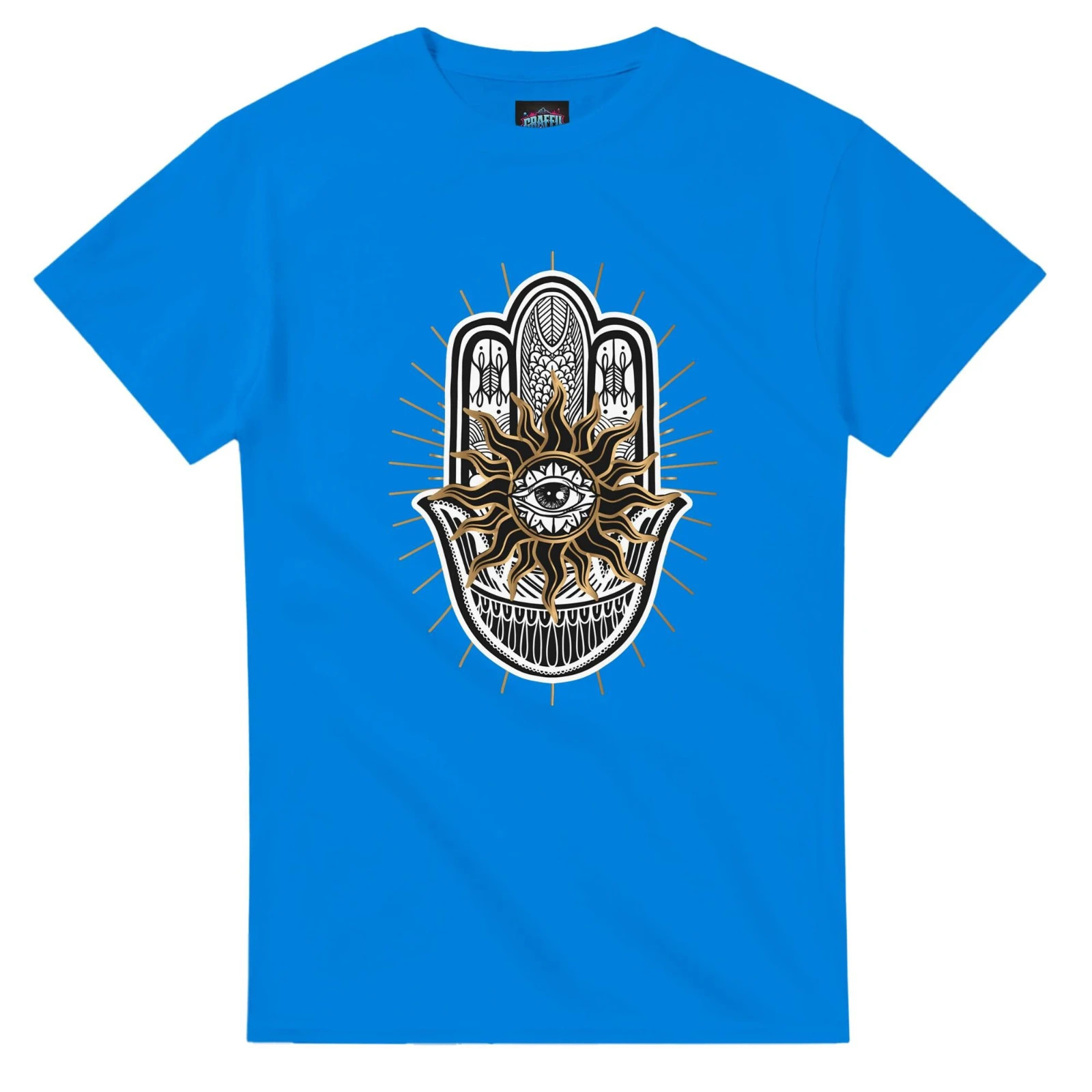 Graffiti Lux Meditation Graphic T-Shirt – High-Quality Cotton Tee-White 2XL