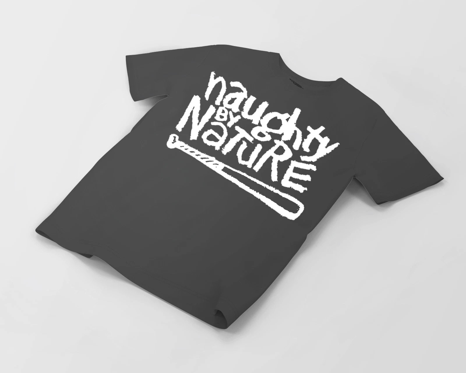 Naughty Classic Fit Cotton T-Shirt available in black or white, sm-2xl