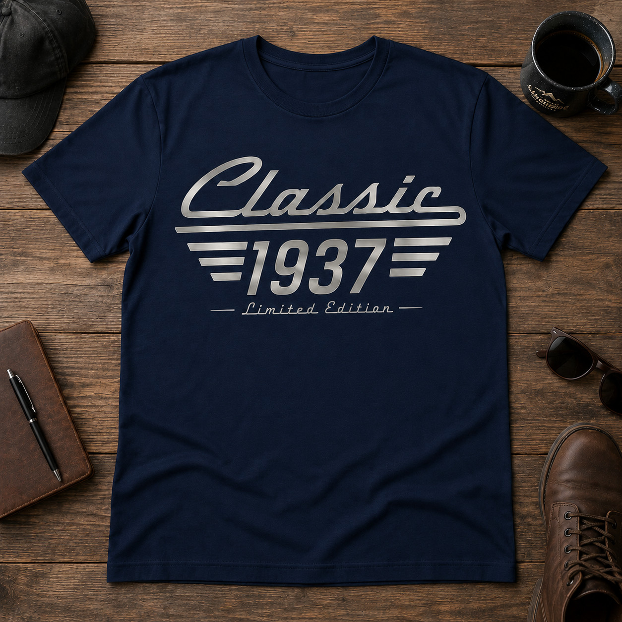 Classic 1937 Limited Edition Vintage Car 89th 90th 91th 92th 93th Birthday Mens