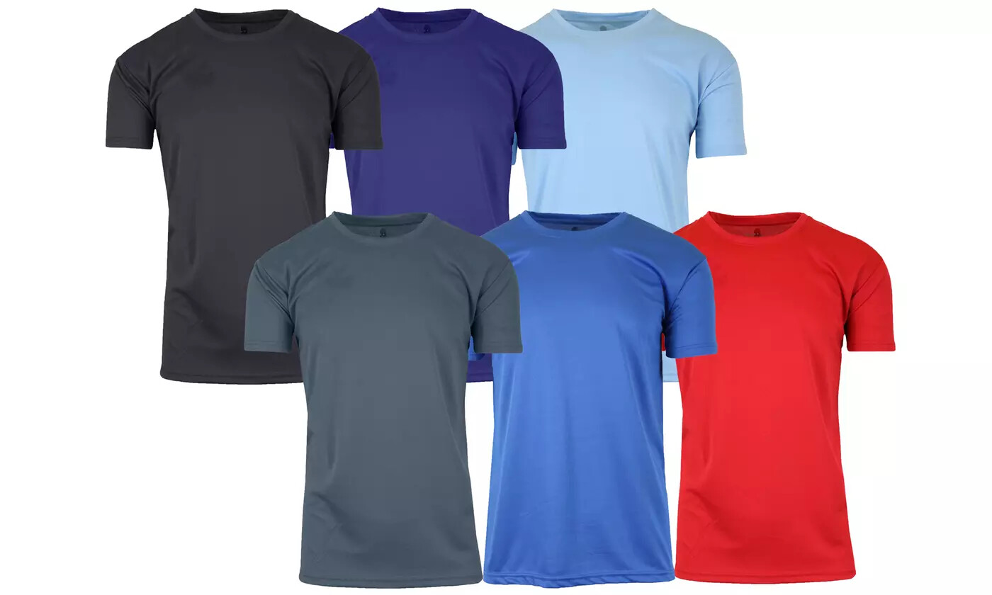 Men’s Moisture Wicking Crew Neck T-Shirt TAGLESS ( Sizes, S-2XL ) NWT FREE SHIPP
