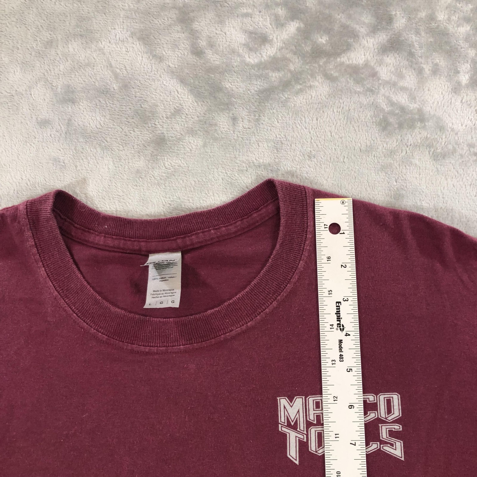 Matco Tools Gildan Shirt Mens Large Red Pocket Logo Graphic Tee Automotive