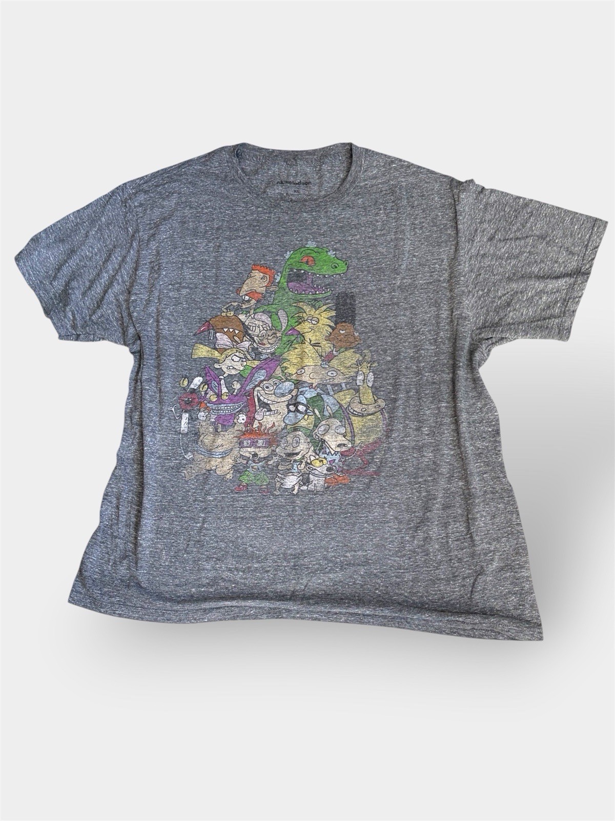 Nickelodeon 90s Nicktoons Character Graphic Tee XL Tri-blend Retro