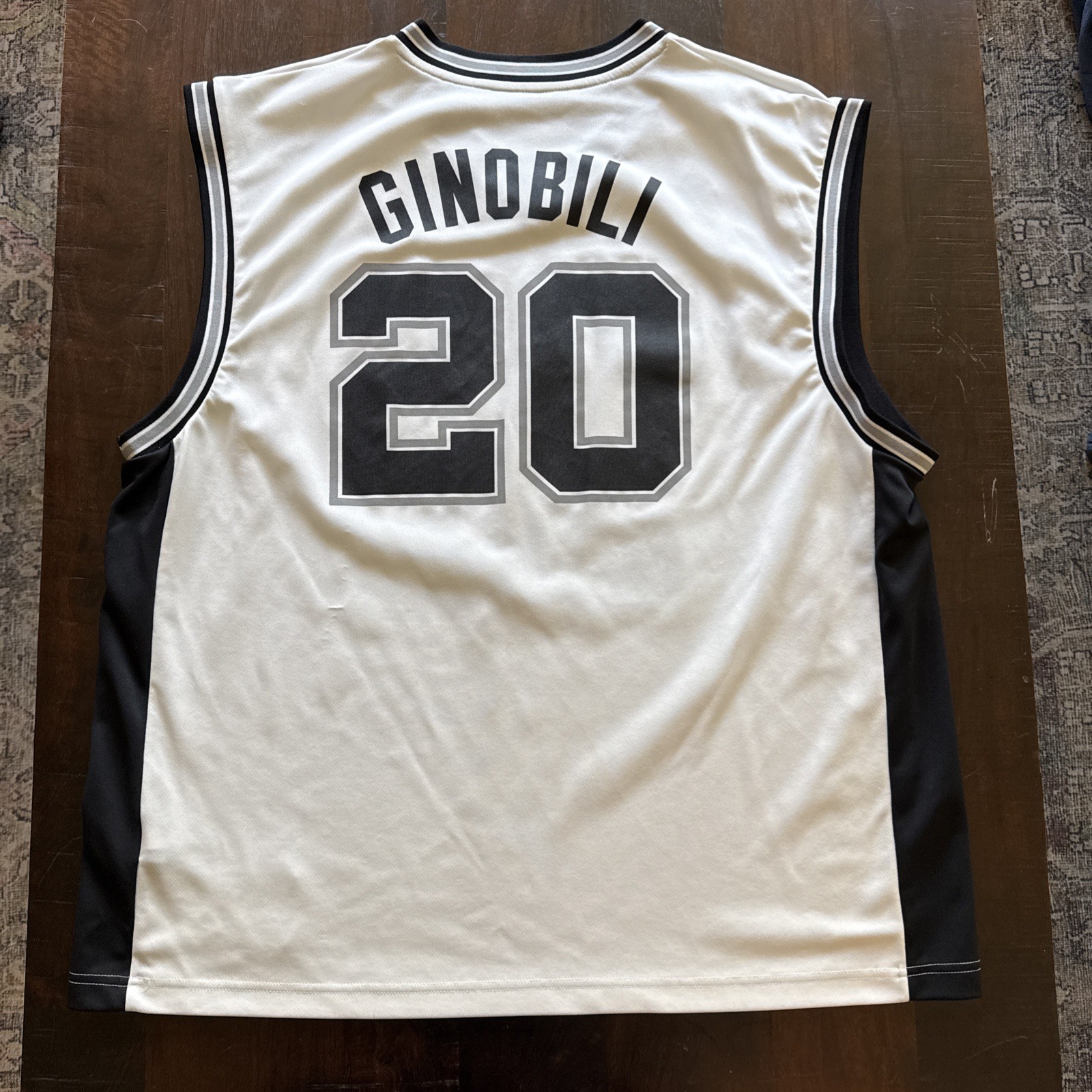 Adidas NBA San Antonio Spurs Manu Ginobili Jersey Size Mens XL SEE PICS