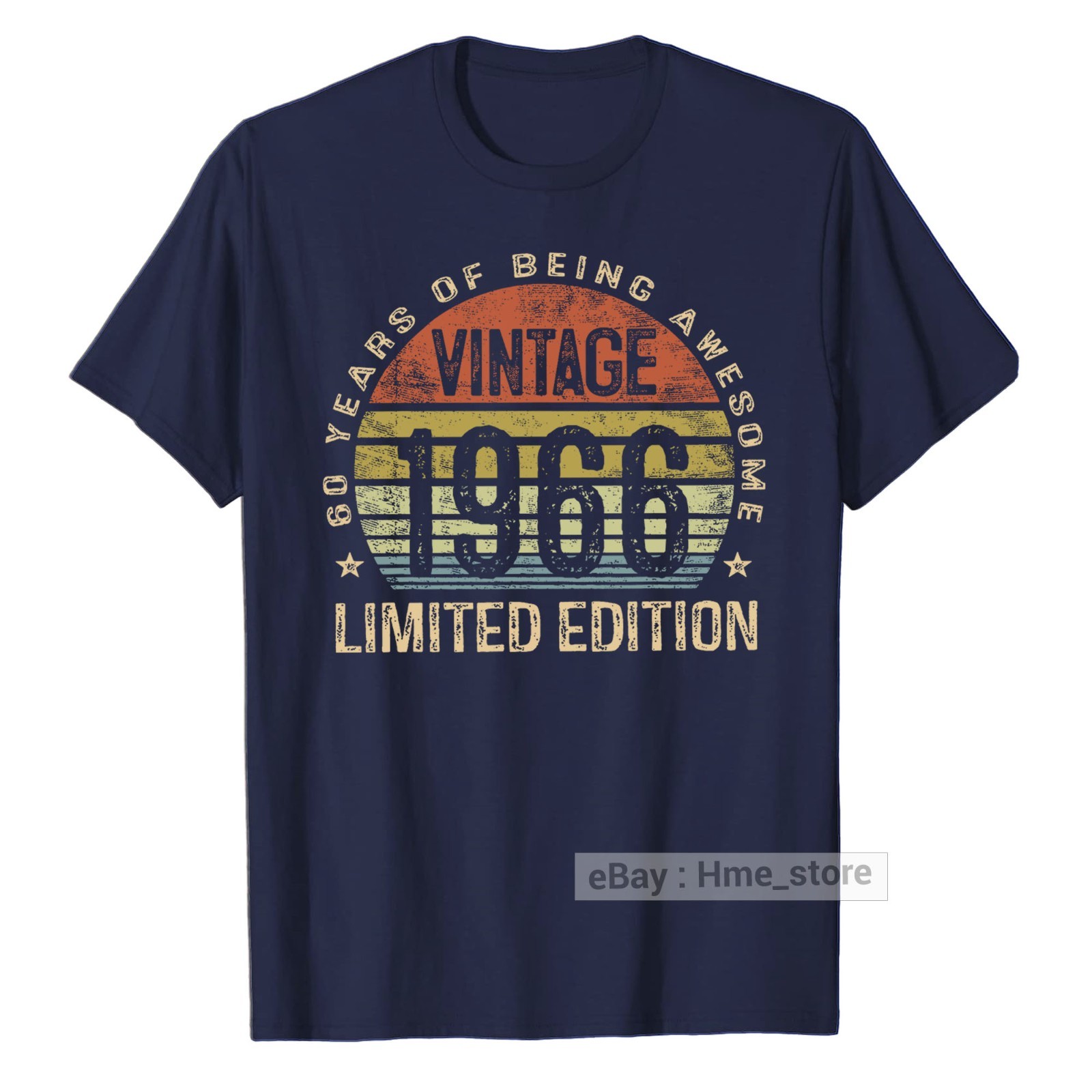 Vintage 1964 Birthday 60 Years Old Of Being Awesome T-Shirt 60th Bday Tee Gifts