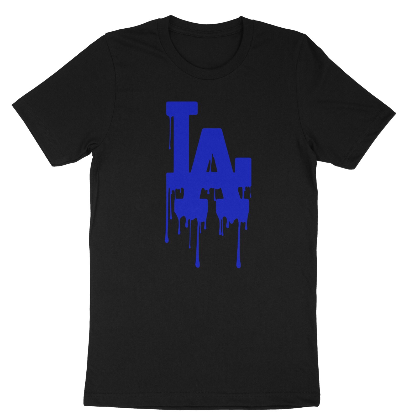 LA Drip, California, Los Angeles Red, Blue, Graphic Design Hip Hop Men’s T-Shirt