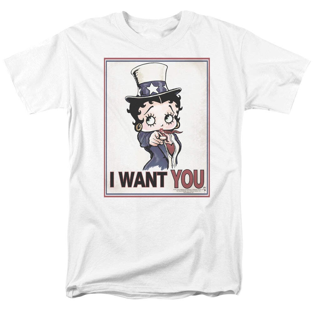 Betty Boop Auntie Boop Licensed Adult Unisex T-Shirt Regular Fit Tee SM-3X