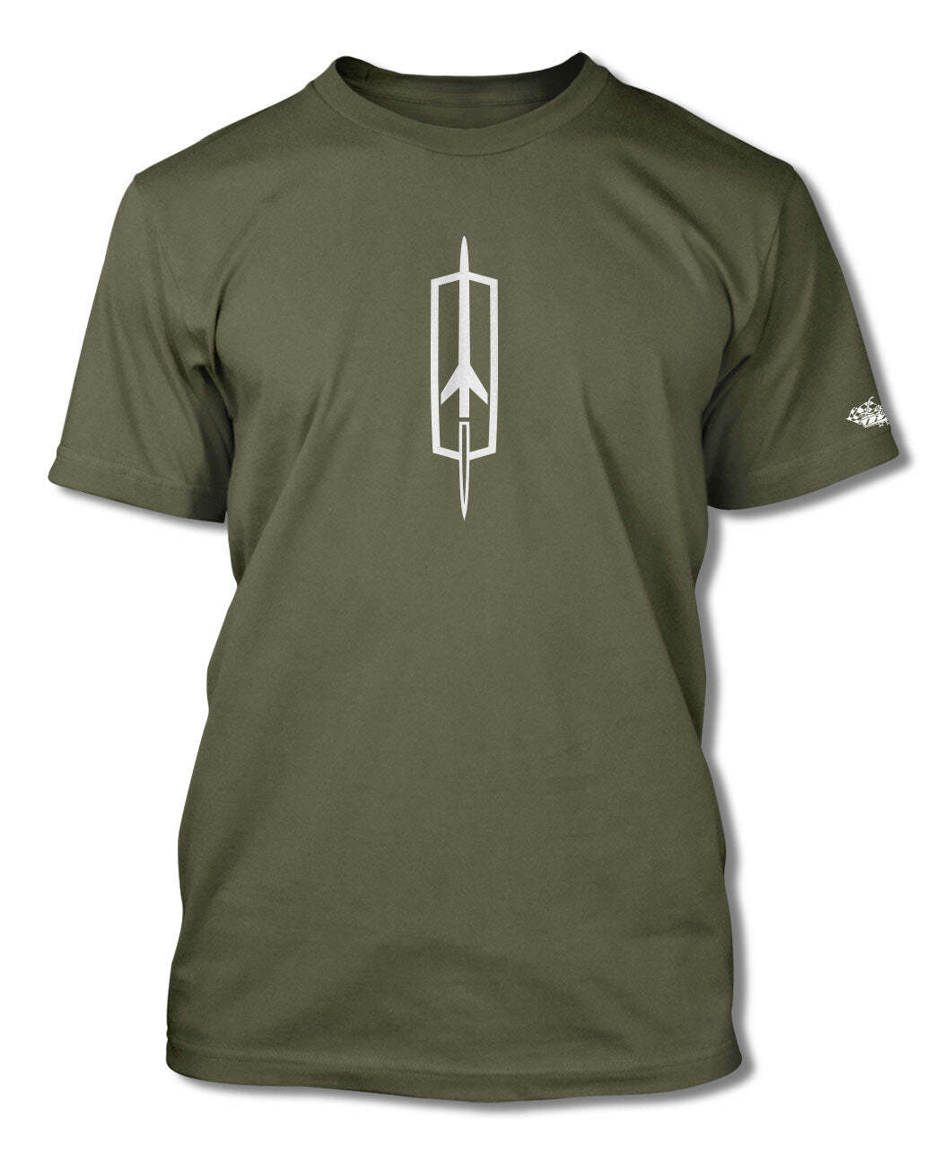 Oldsmobile Upward Rocket Emblem T-Shirt – Men – 14 Colors – American Cotton