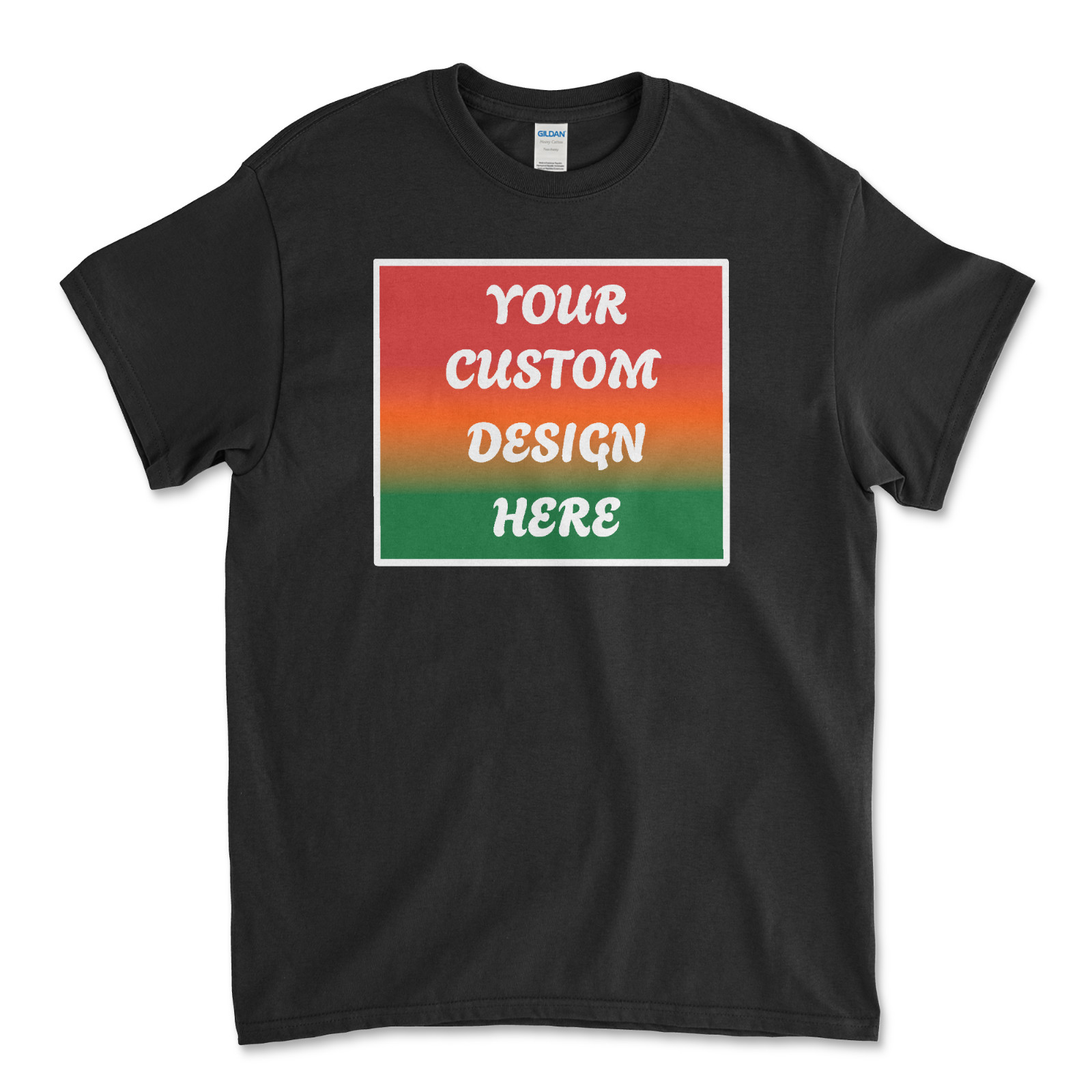 Personalized Custom T-Shirt Customized w/Photo, Text, Logo DTF on Gildan shirt