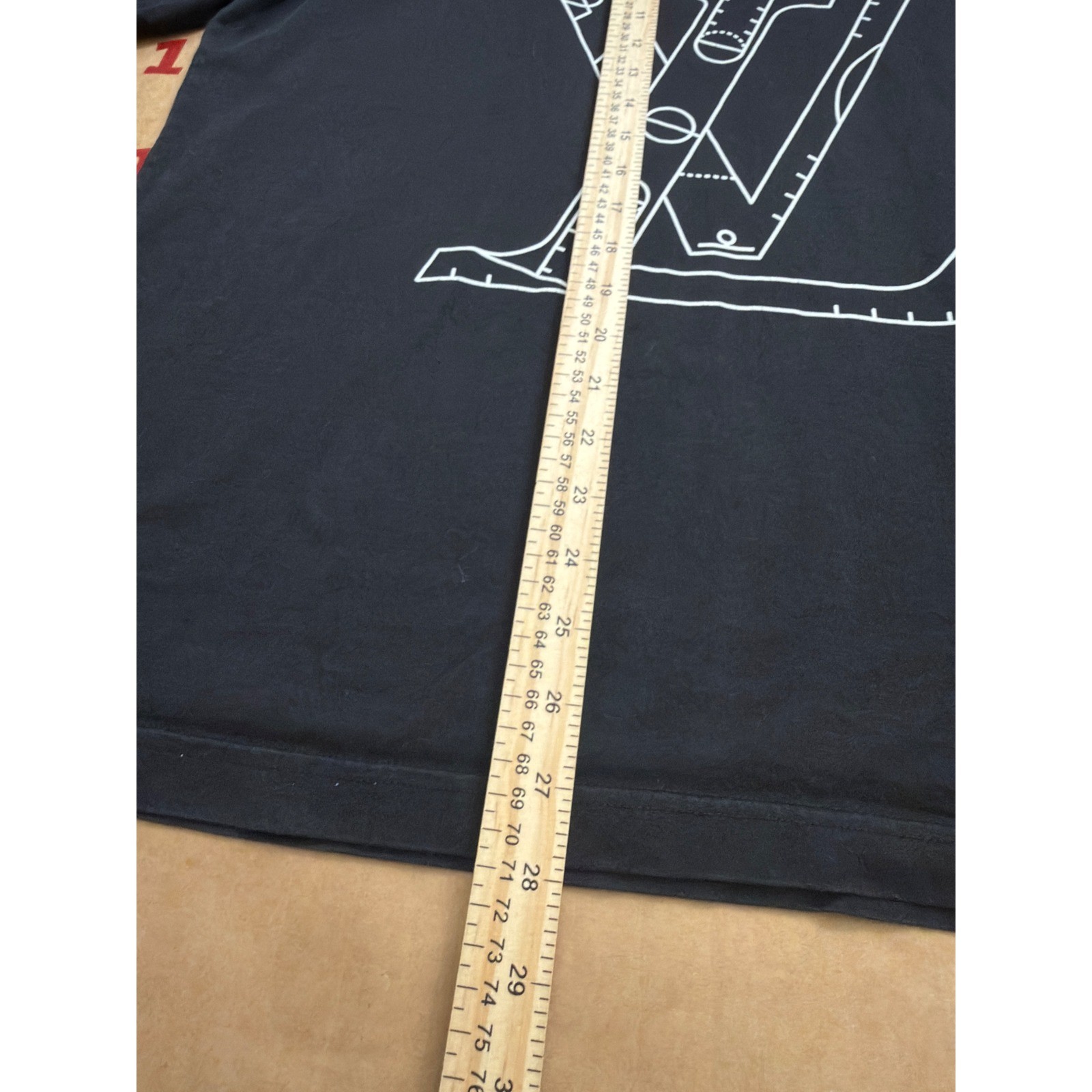 Louis Vuitton x NBA Logo Graphic T-Shirt Black Virgil Abloh RM212M L