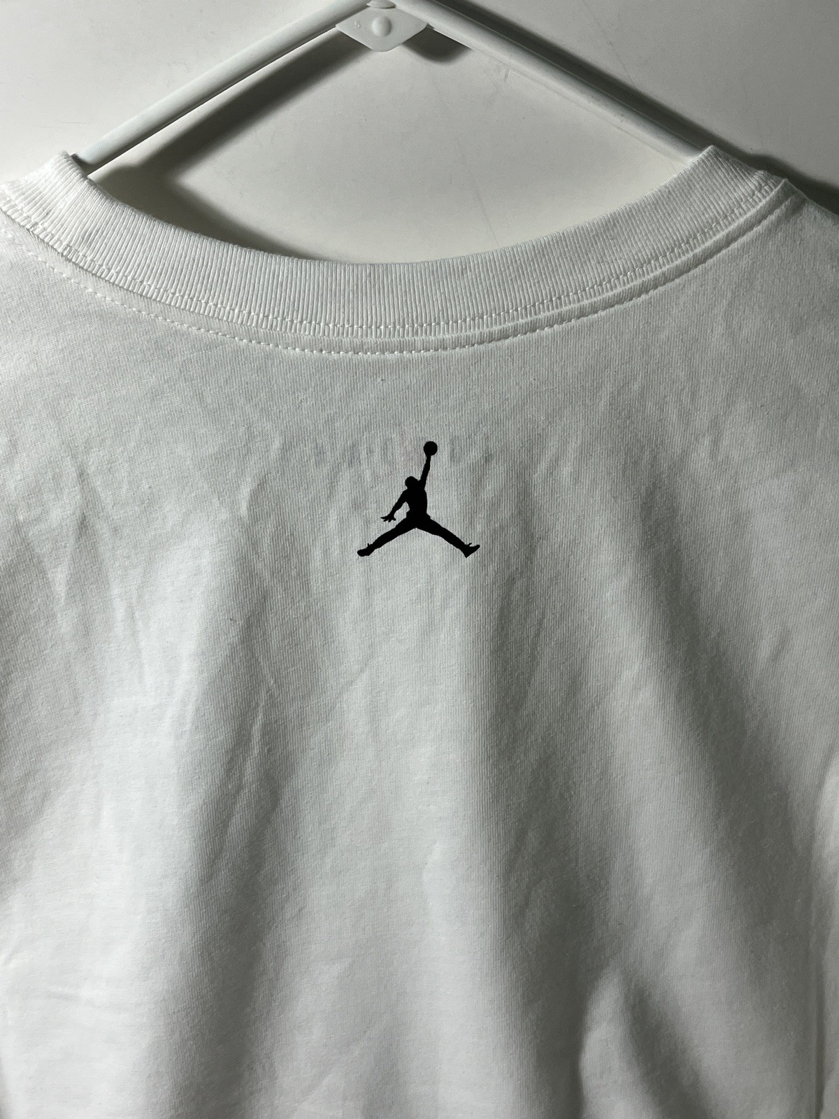 Jordan T Shirt Size Large Mens White MJ Dot Graphic $48