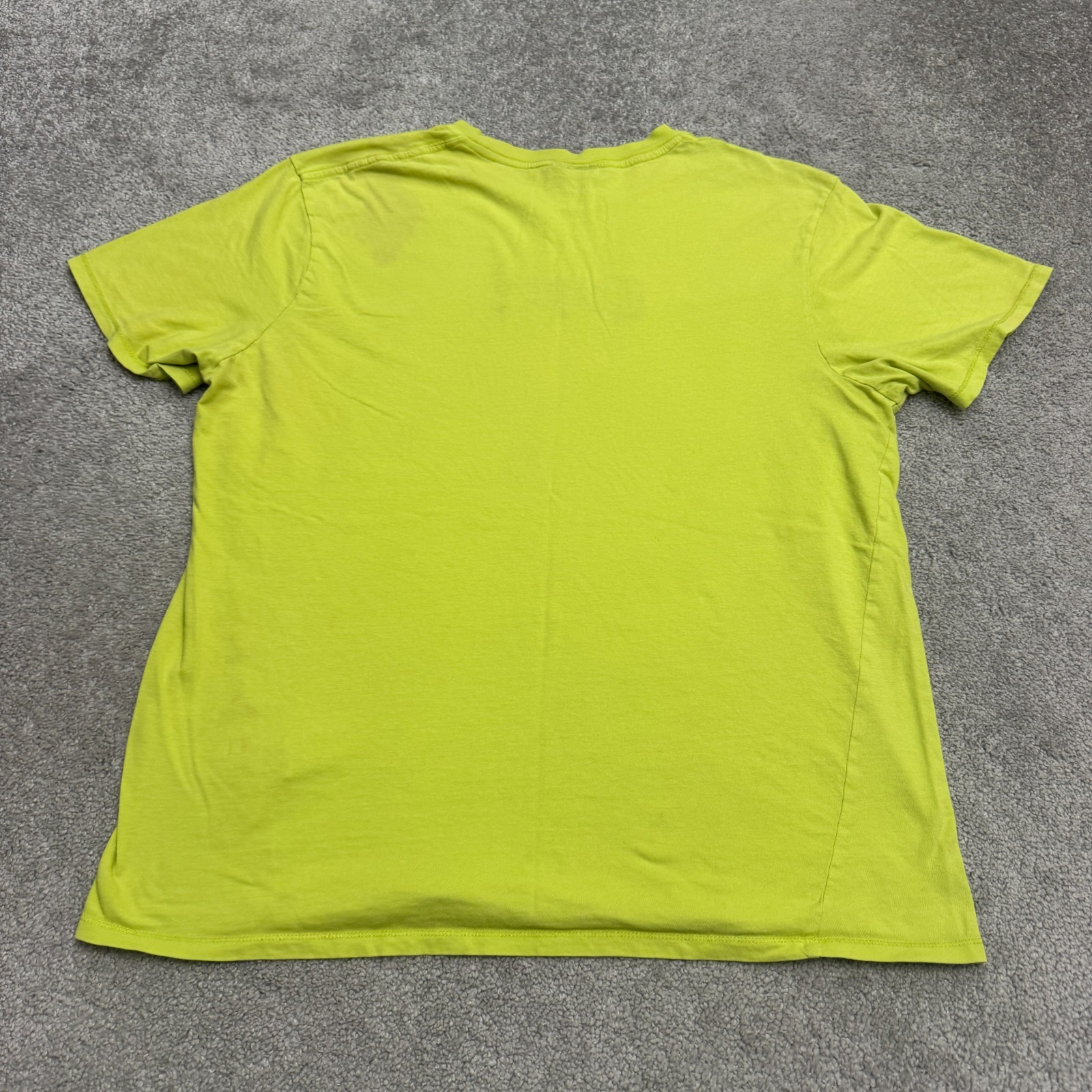 Cotton On Graphic Tee Men M/L Lime Green Tupac Shakur Embroidered Hip Hop Cotton