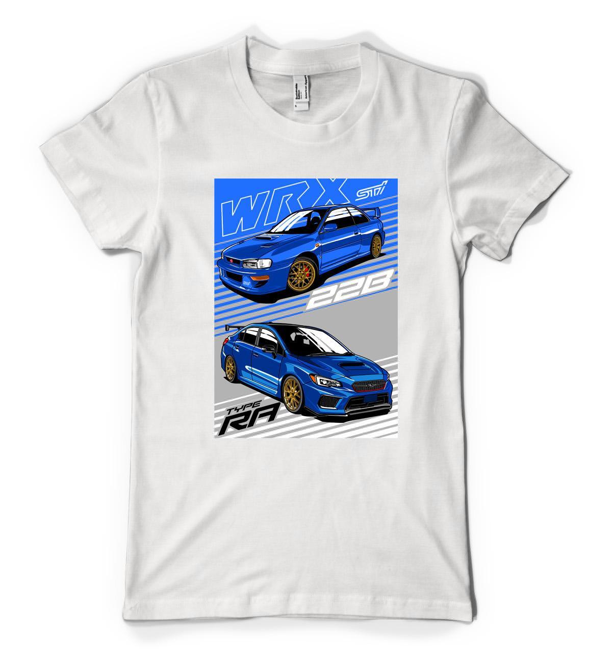 Japanese WRX Supercar Sport Classic Custom Car Personalised Unisex Adult T Shirt