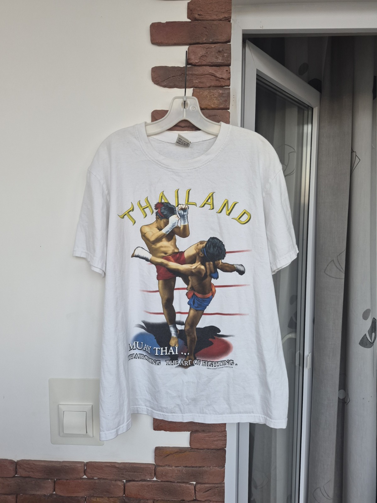 Thailand Men T-Shirt Muay Thai Boxing Art Of Fighting Screen New Nice Tough Rare