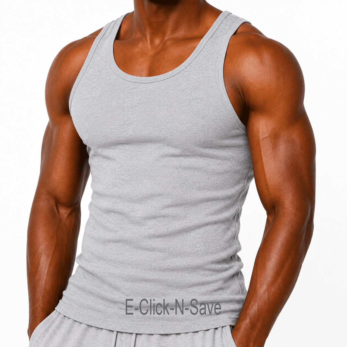 3, 6 Pack Mens 100% Cotton Ribbed A-Shirts Undershirts Wife Beater NEW Tank Tops