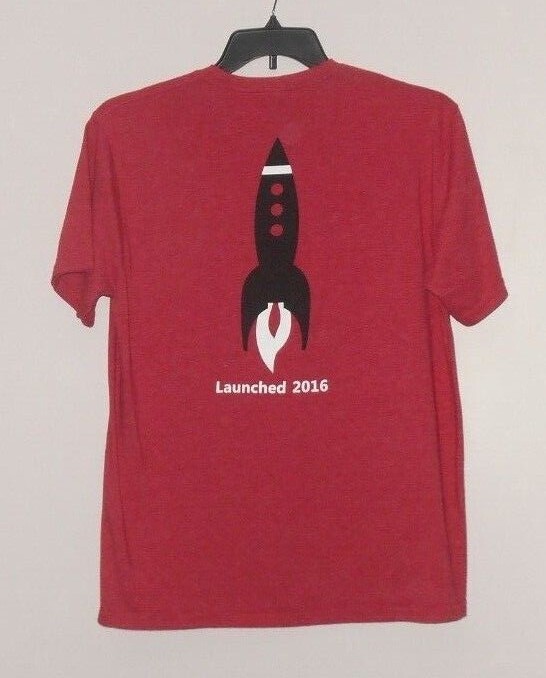 Microsoft Launched 2016 Dark Red T-Shirt w/ Rocket Size M VGUC – DISTRICT MADE