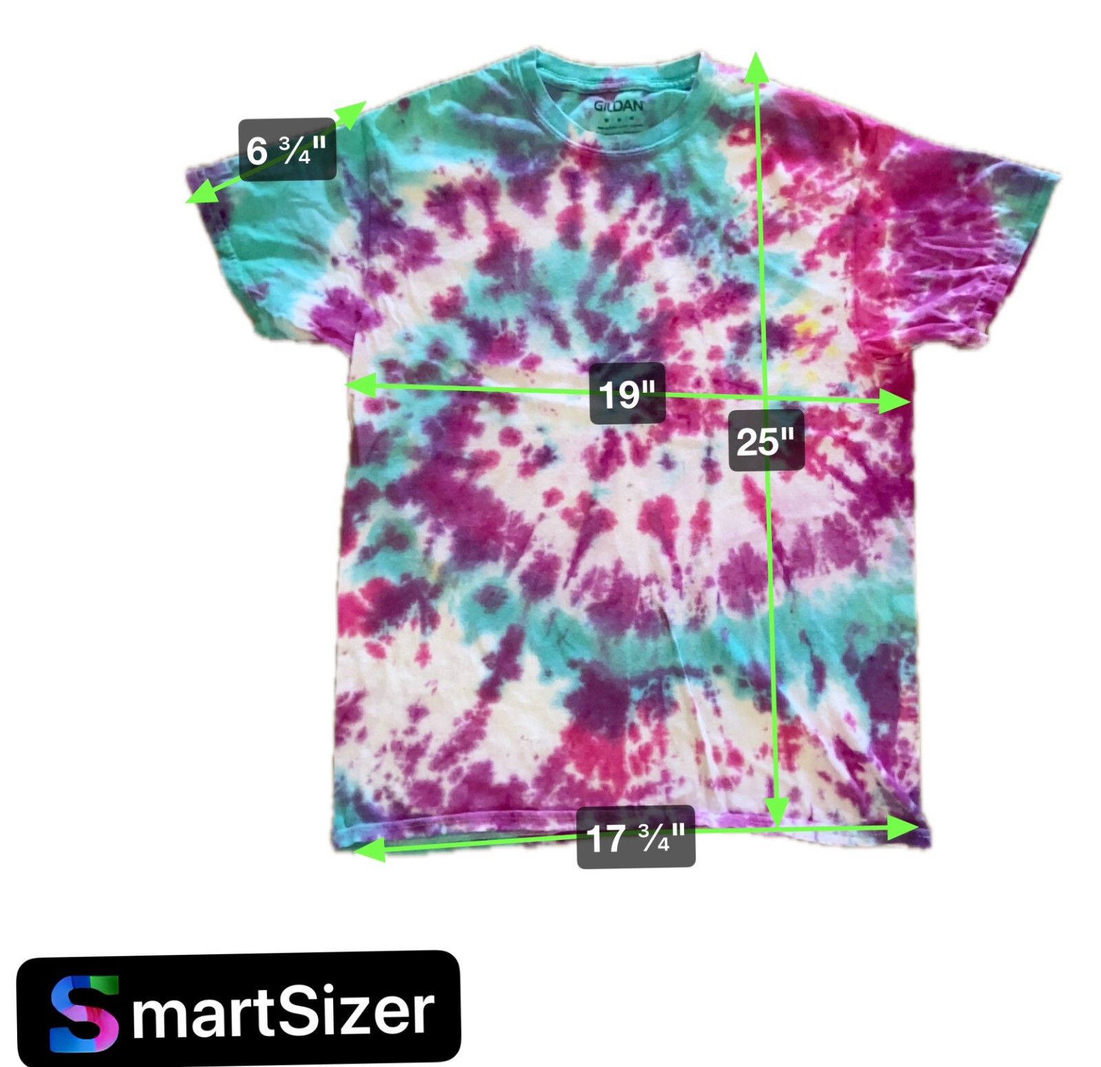 Multi-Color Tie Dye T-Shirt Adult Unisex M 100% Cotton Snowcone Colors!