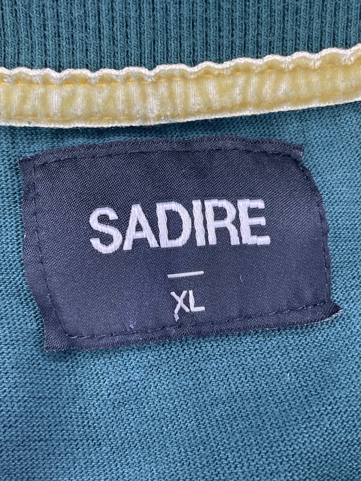 Sadire The Great Indoors Crew Neck Short Sleeve T Shirt Green Mens Size XL