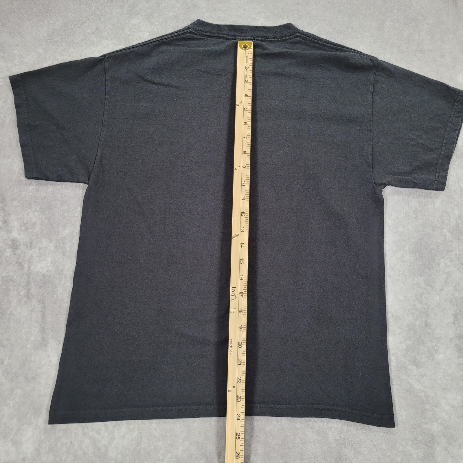 Vintage Simpsons Shirt Mens Medium Black Delta Pro Weight Springfield Rocks 00s