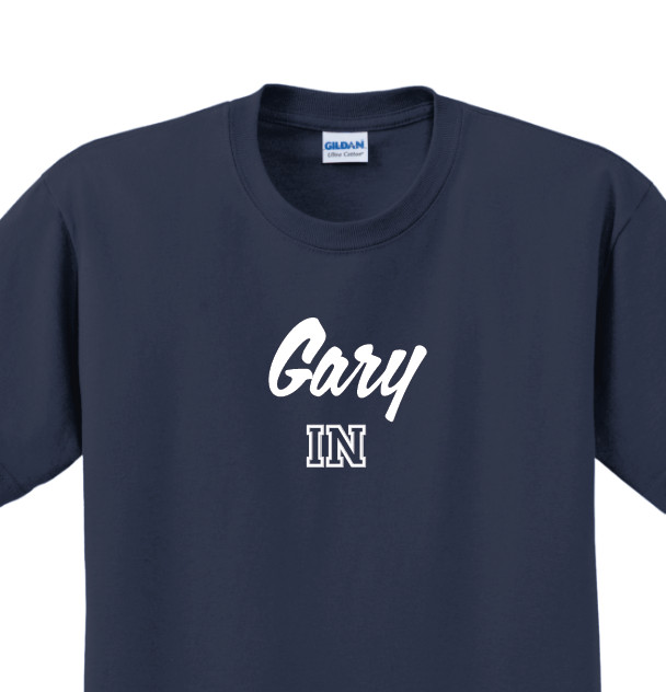 Gary, Indiana State T-Shirt Short Sleeve Graphic Tee Unisex apparel