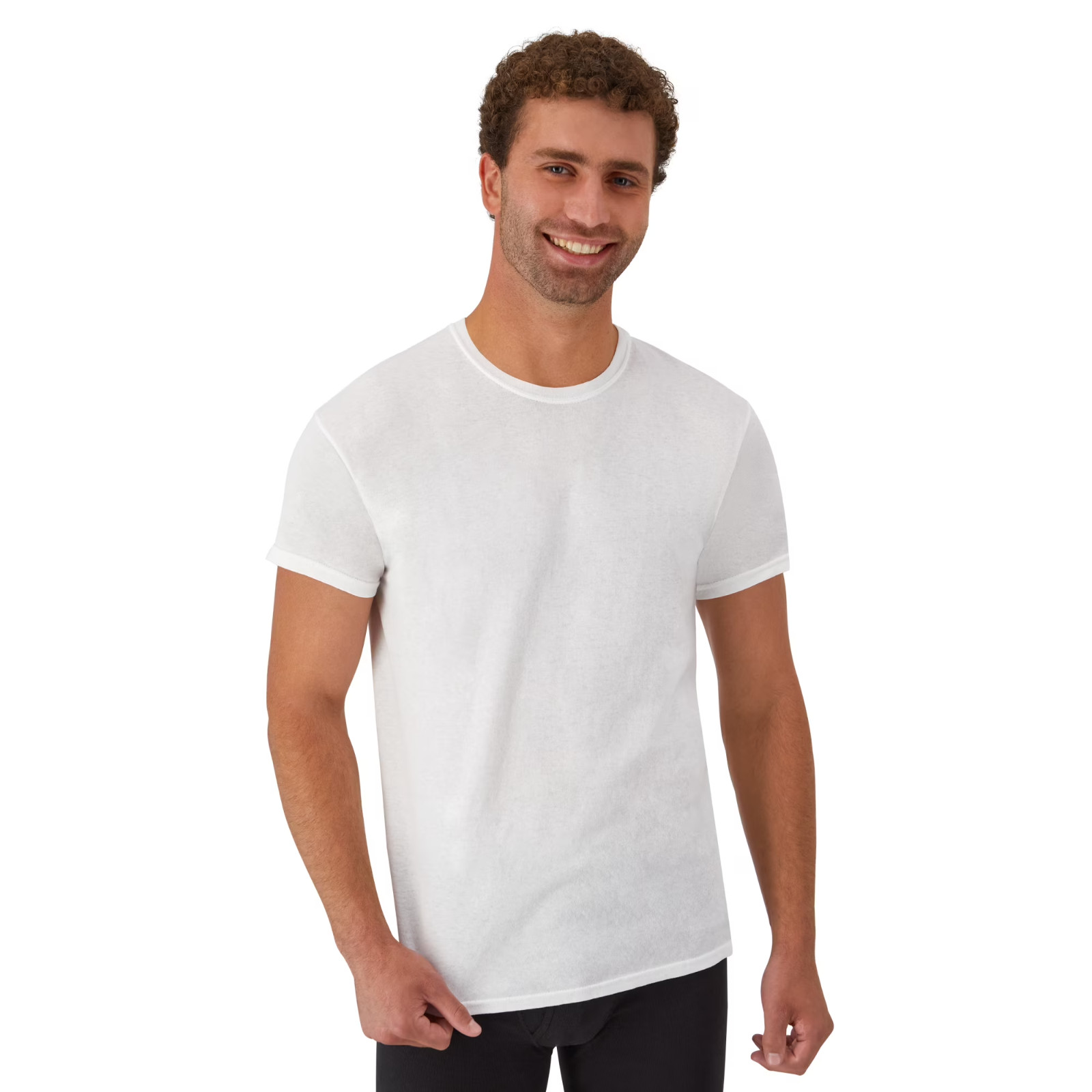 Hanes 2135Z0 T-Shirt for Men, Size L – White