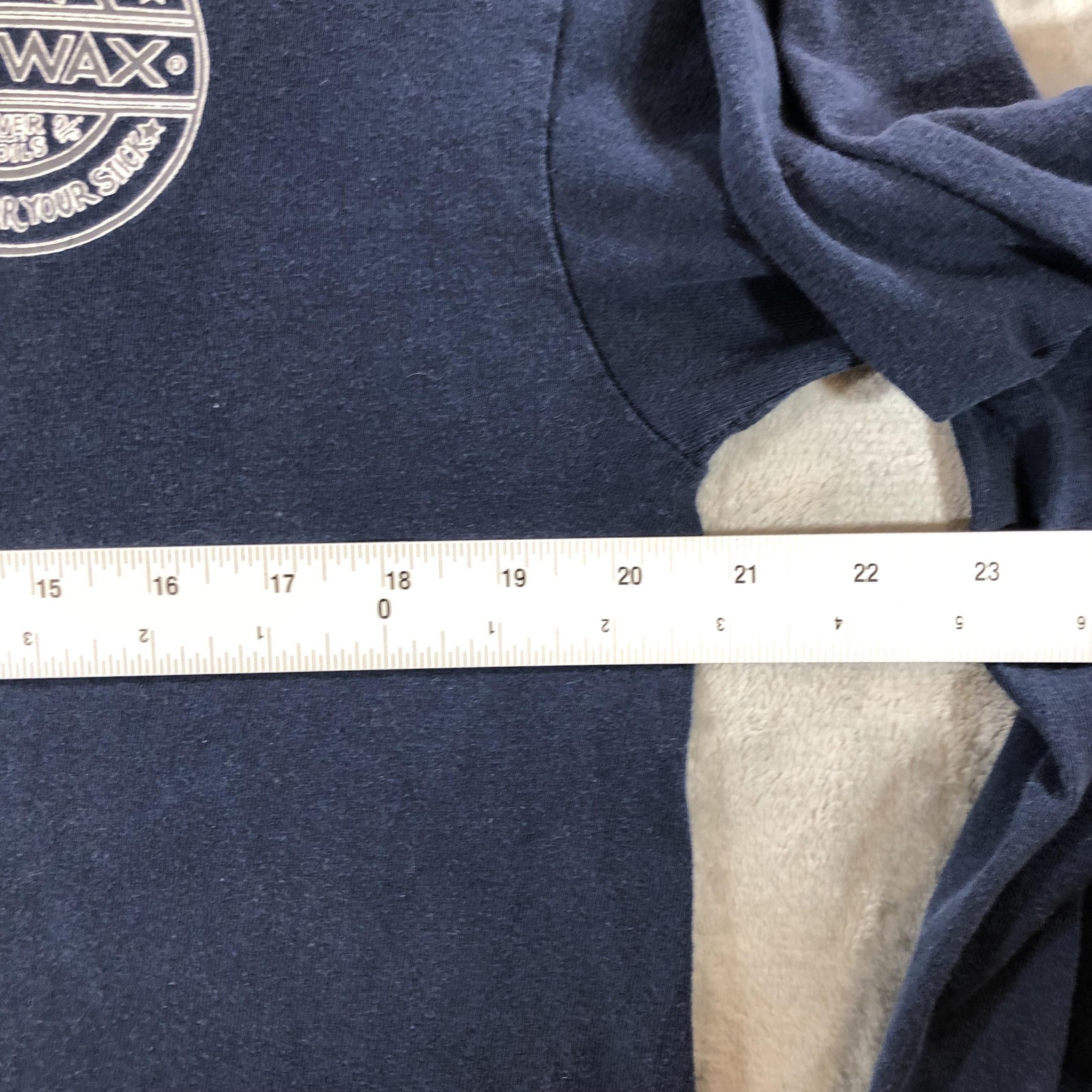 Sex Wax Shirt Mens Large Blue Mr Zogs Original Logo Graphic Long Sleeve Surf Tee