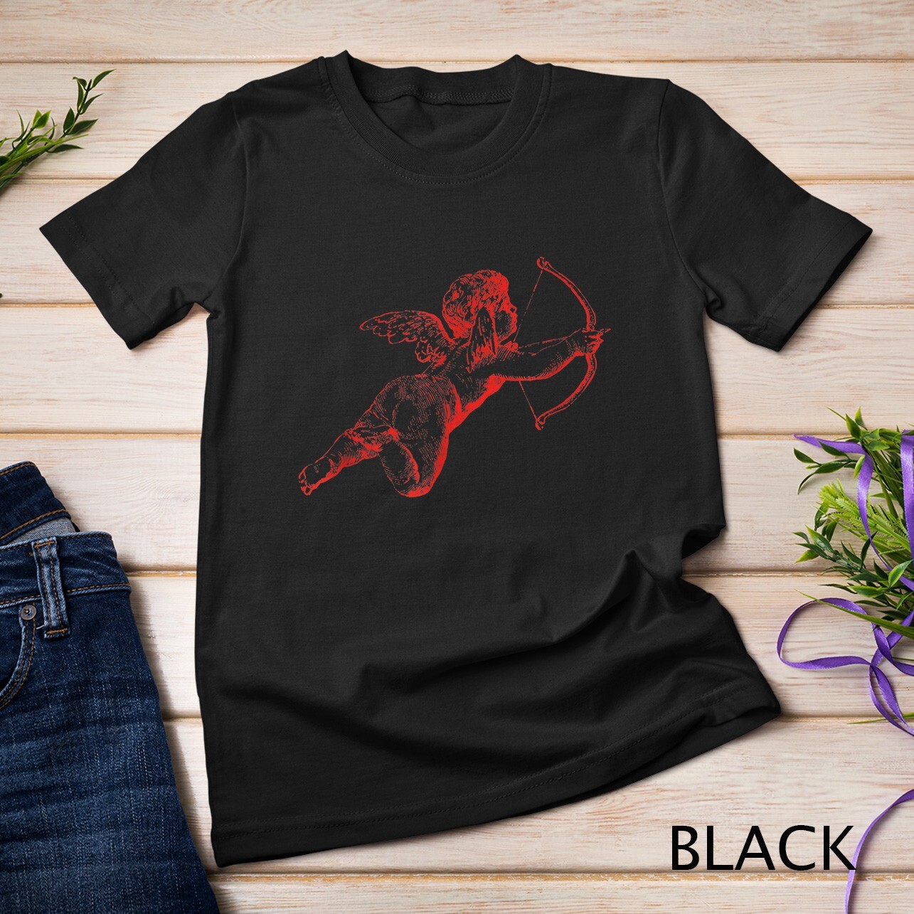Cherub Angel Cupid Vintage Aesthetic Unisex T-shirt