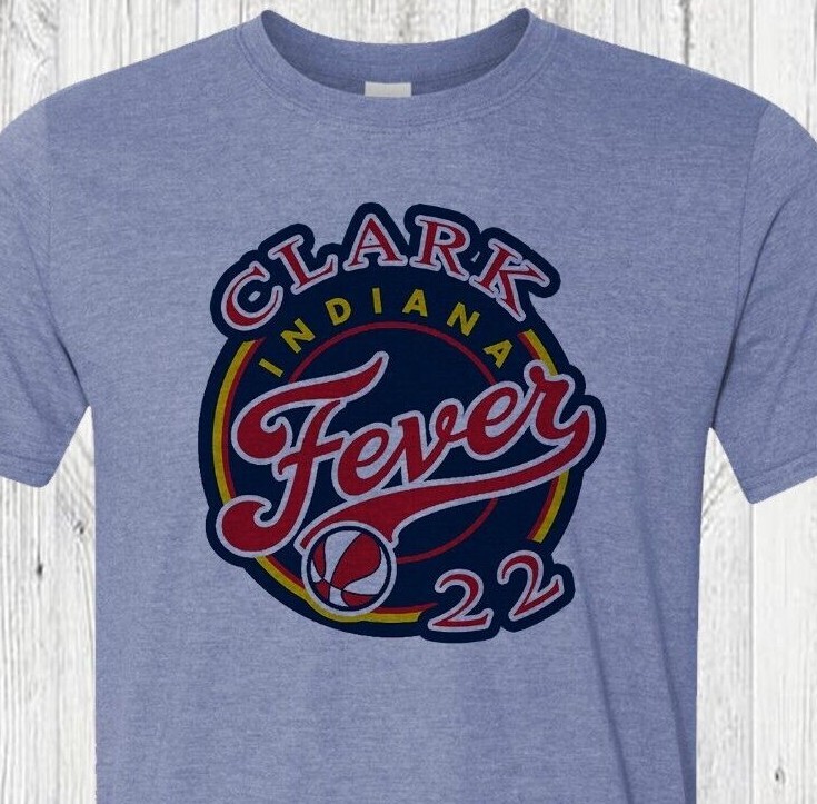 Clark 22 – Indiana Fever – Caitlin Clark – WNBA – Adult, Youth & Toddler Sizes