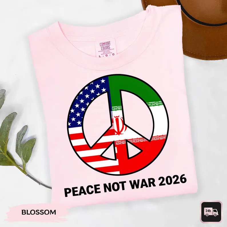 Peace Not War Shirt No Our War Comfort Tee Anti War Protest