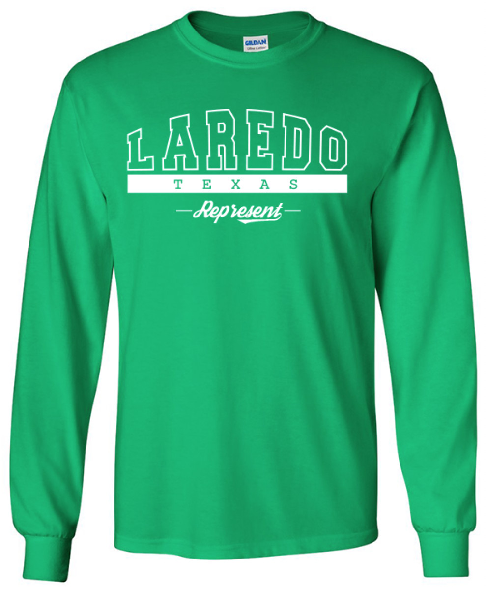 Laredo Texas State T-Shirt Long Sleeve Graphic Tees Unisex Apparel