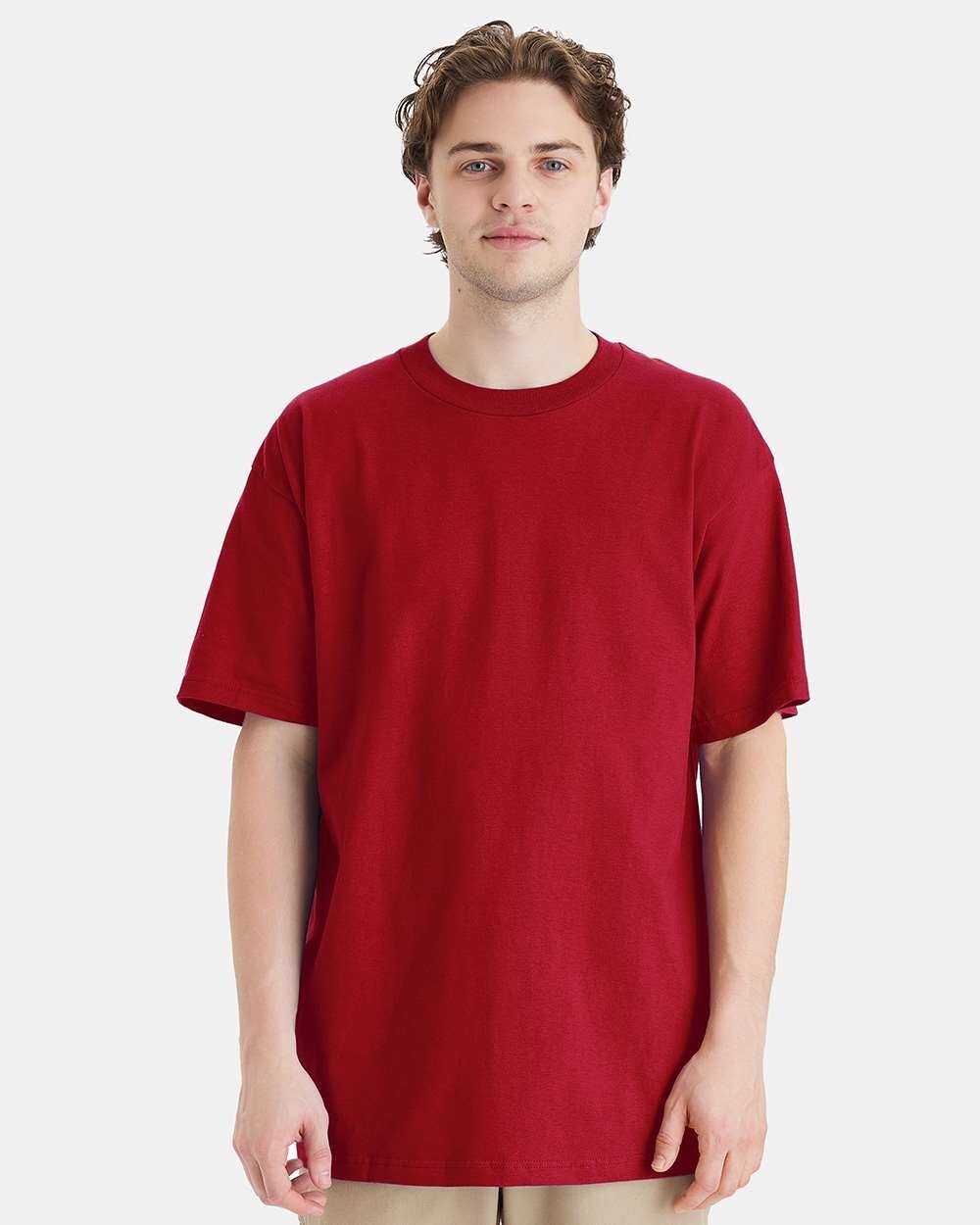 3 Pack Hanes Beefy TALL T Shirts 518T LT-4XLT 7 Colors!