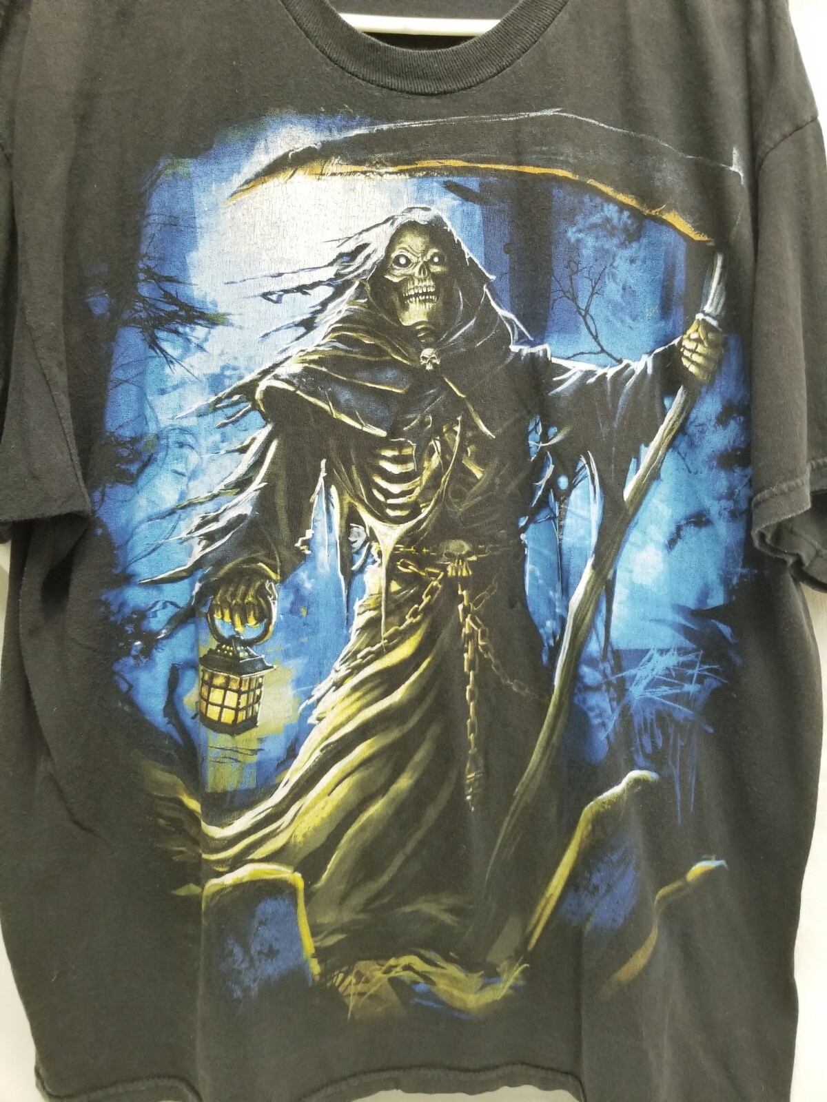 Grim Reaper T Shirt See Pics For Measurements Big Print