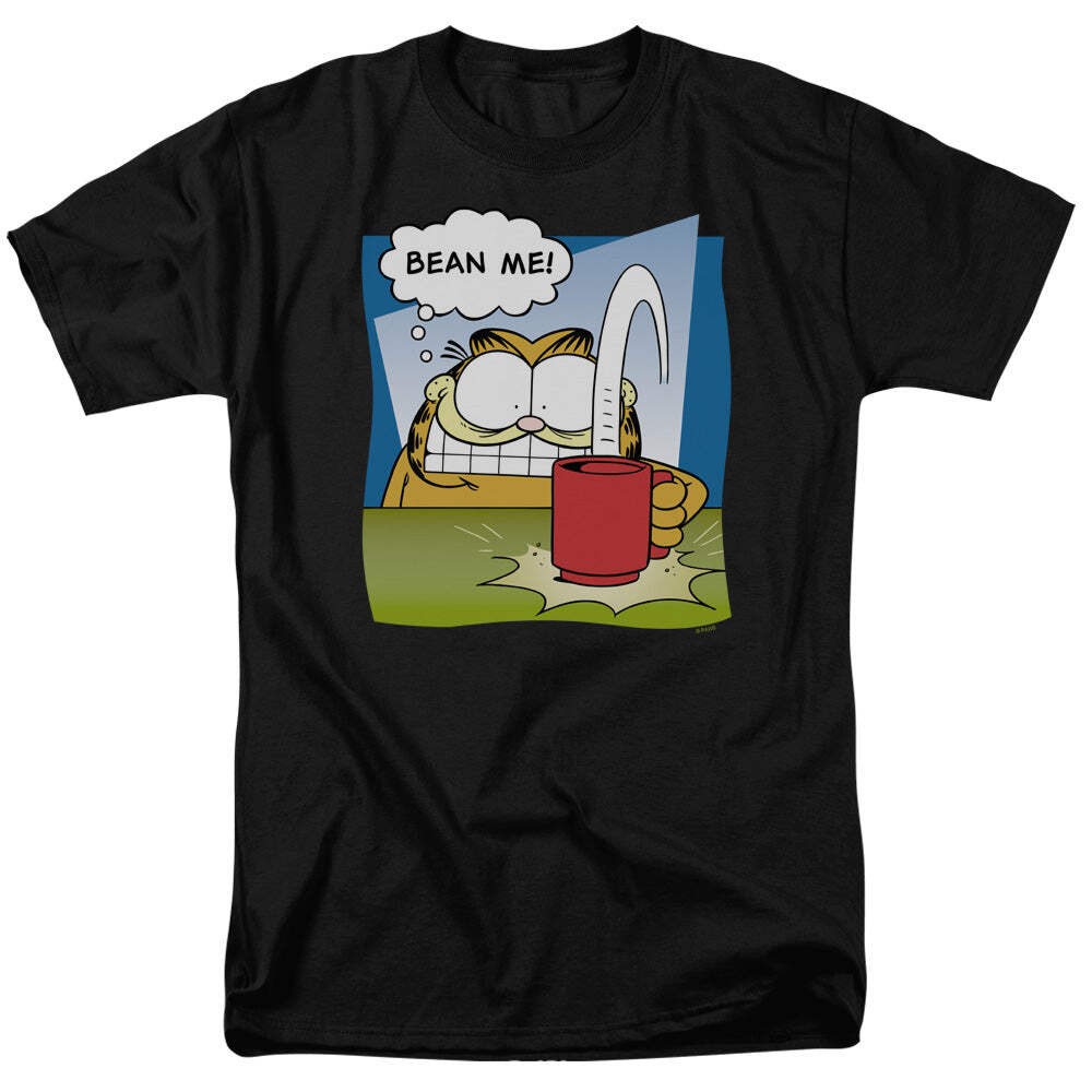 Garfield Bean Me Licensed Adult Unisex T-Shirt Regular Fit Tee SM-3X