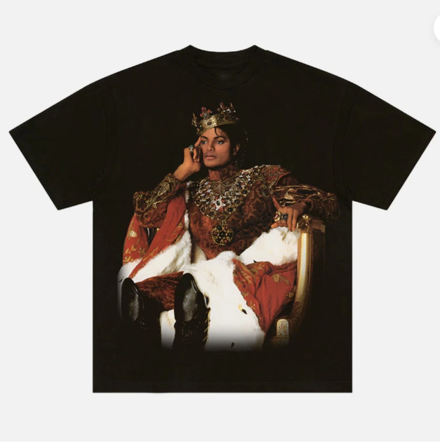 Michael Jackson King of Pop T-Shirt Retro Graphic Tee Unisex S-3XL