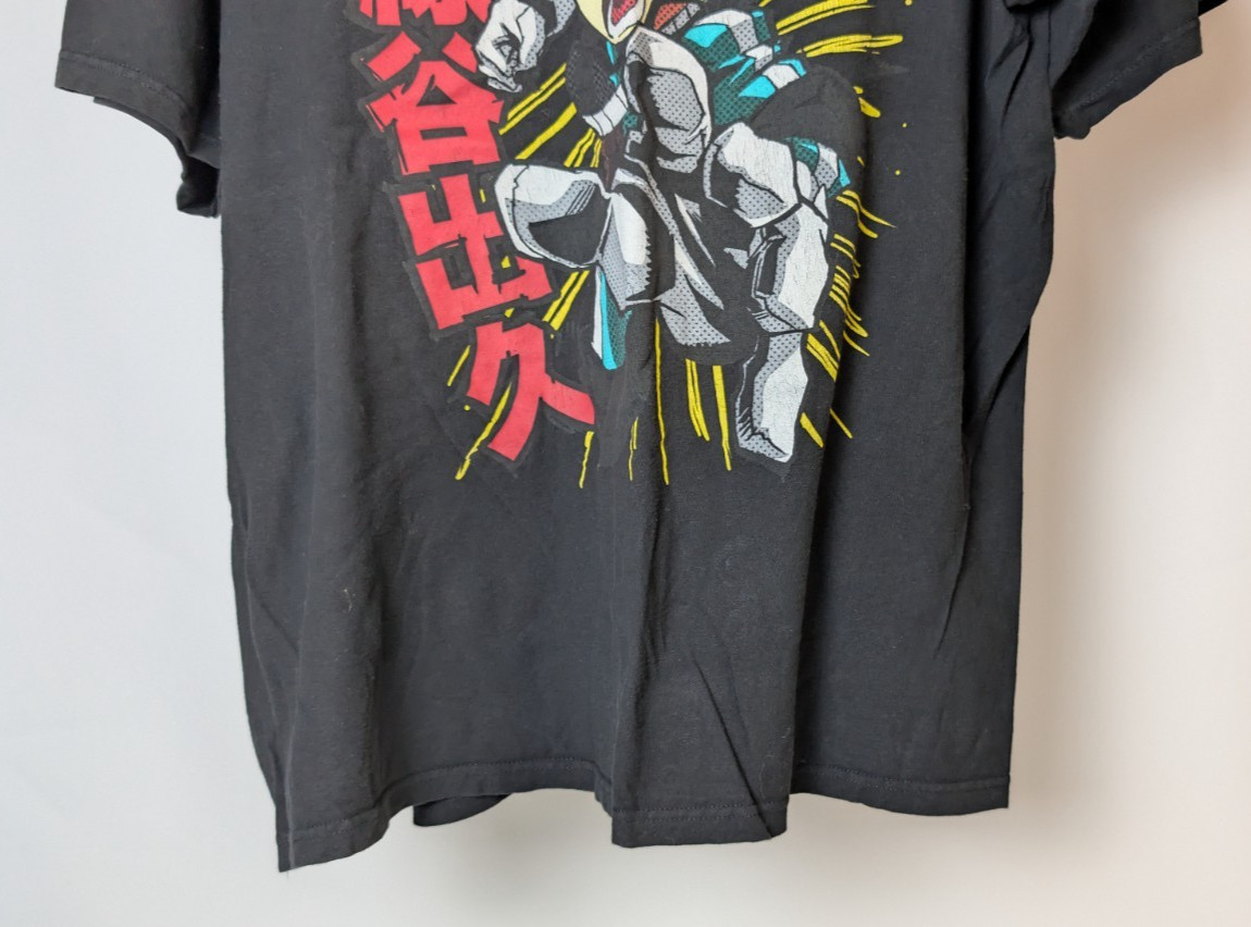 My Hero Academia T Shirt 2XL Black Smash Anime Graphic Mens