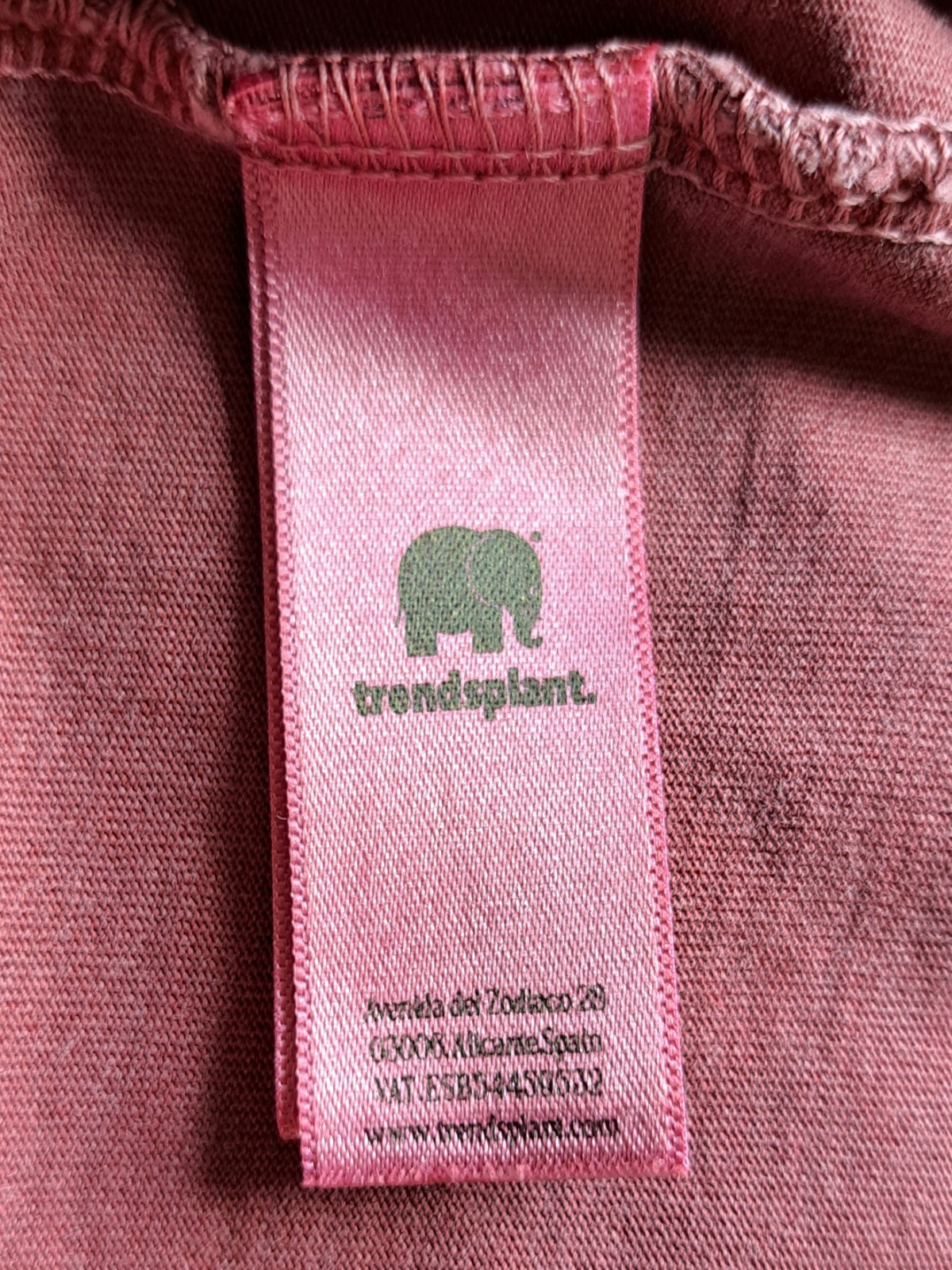 Trendsplant Essential Pigment Pocket T-Shirt Red Mens XL Organic Cotton £42 BNWT