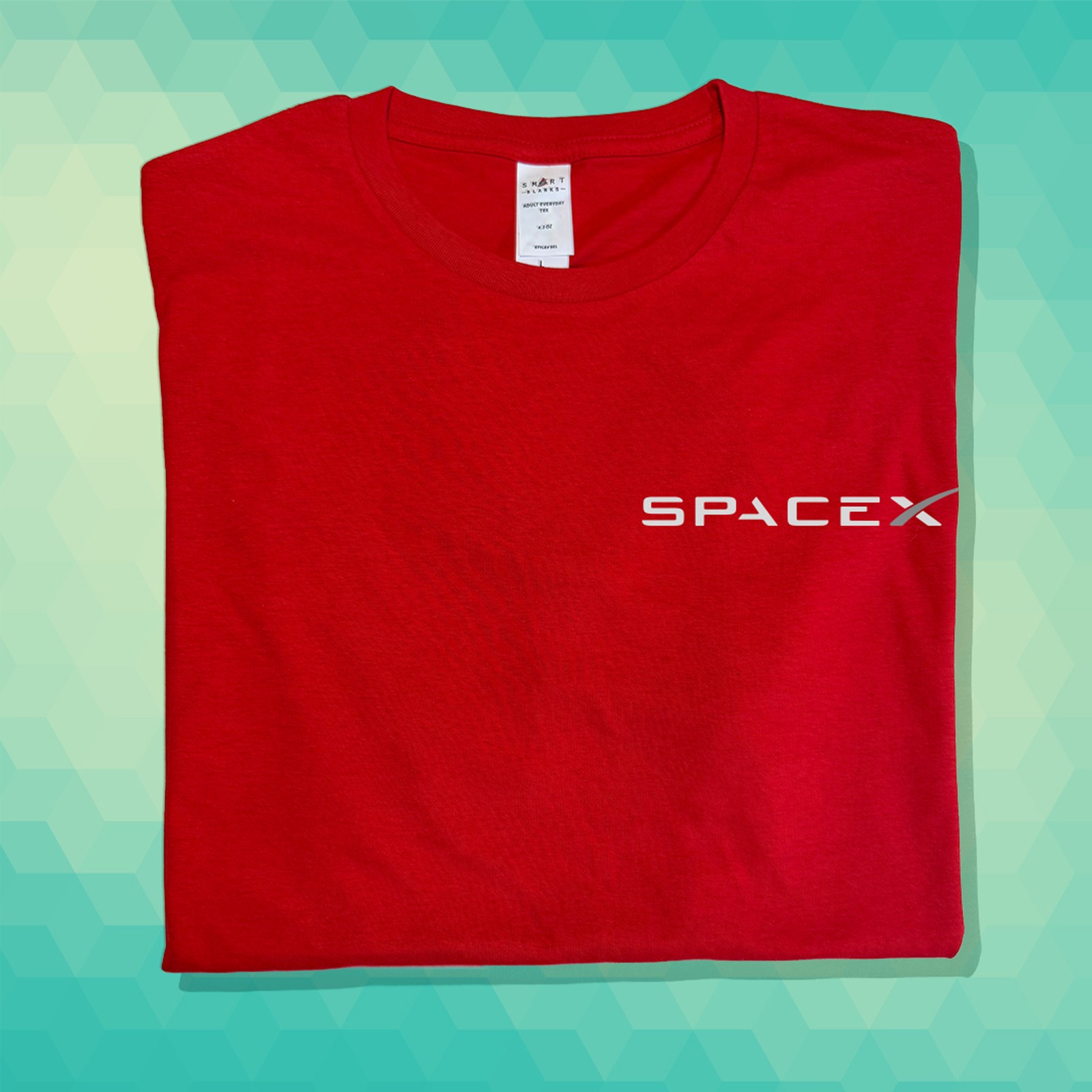 SpaceX Front & Back Print Vintage Premium Tee NASA Elon Musk Tesla Space X BFR