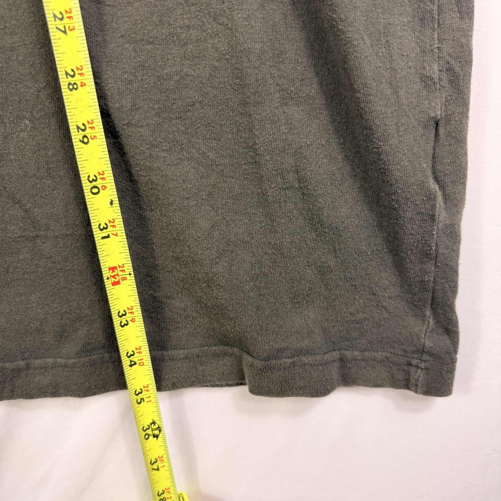 Carhartt T-Shirt Men’s 2XL Tall Loose Fit Gray Short Sleeve Pocket 100% Cotton