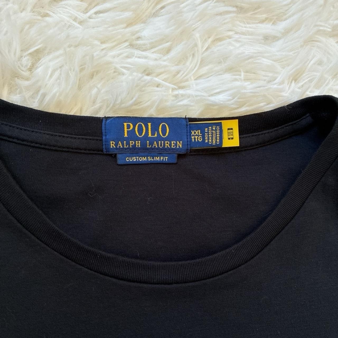 Classic Preppy Polo Ralph Lauren black t-shirt Size XXL