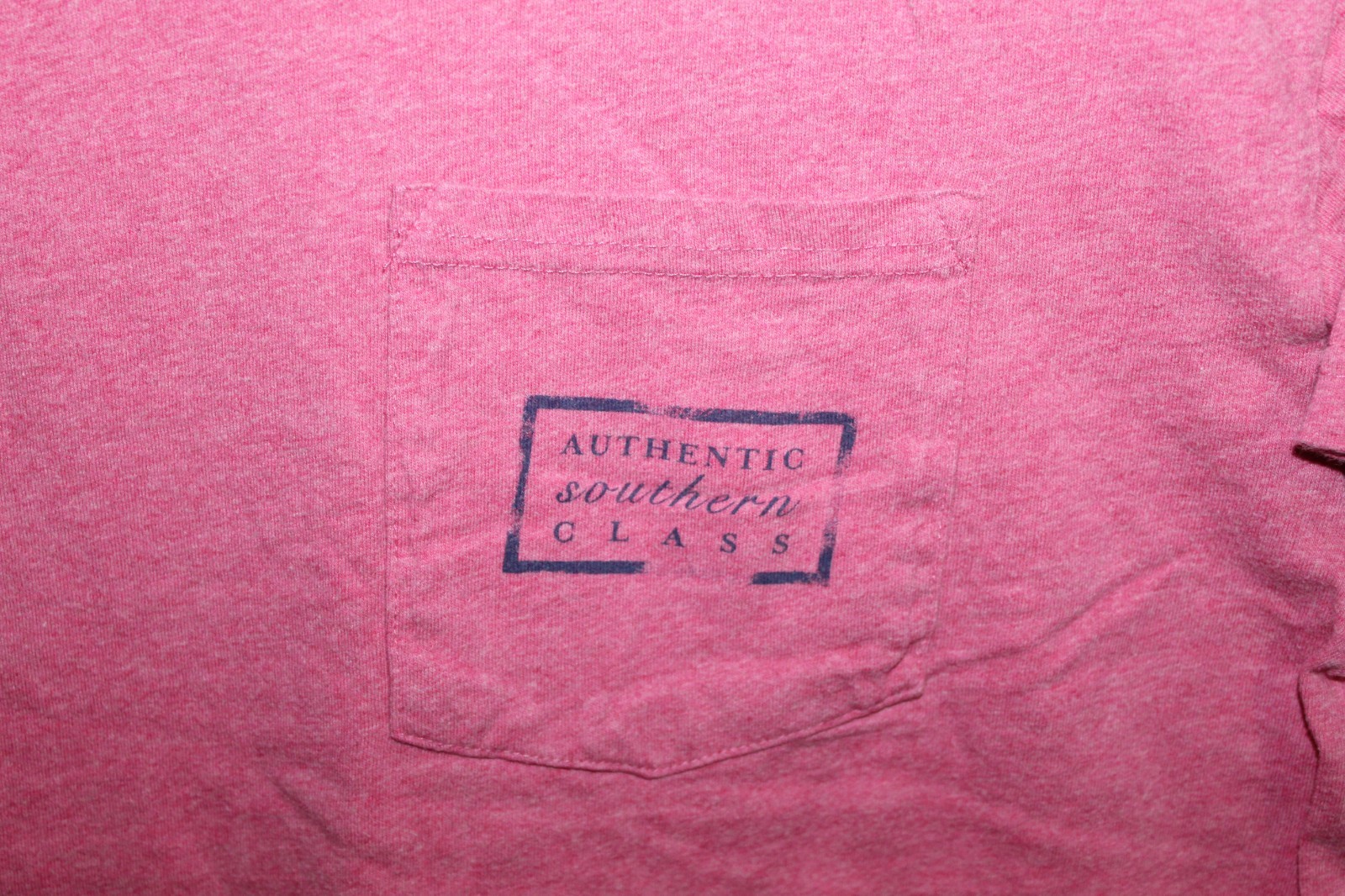 Southern Marsh Pocket T Shirt Mens L Pink Logo Duck Graphic Preppy Casual