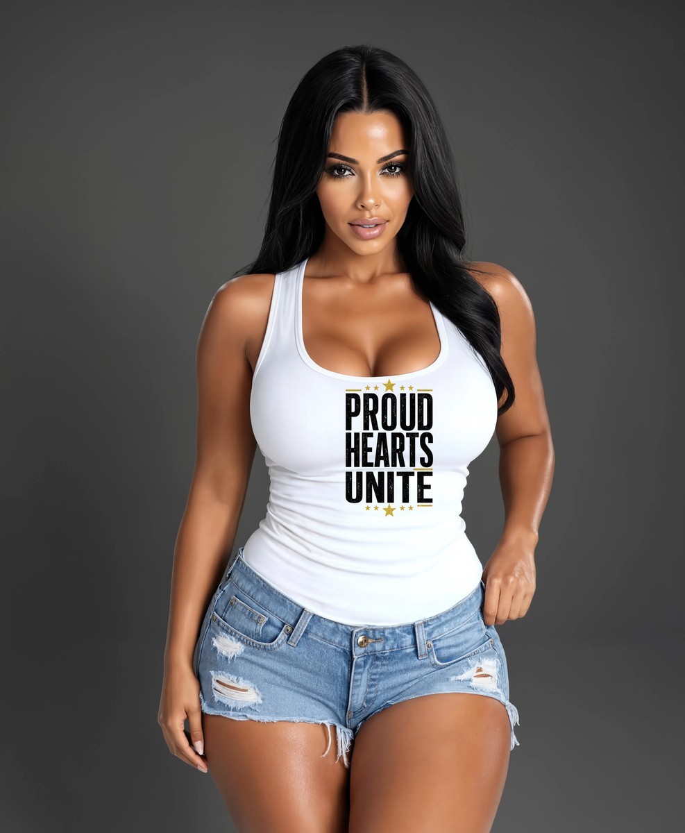 Proud Hearts Unite Tank Love Unity Unisex Made in USA