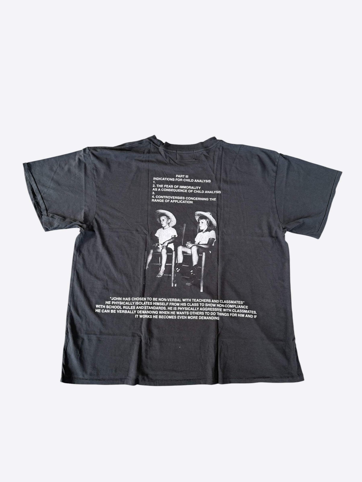 Enfants Riches Deprimes Black & White Abnormalities Graphic T-Shirt