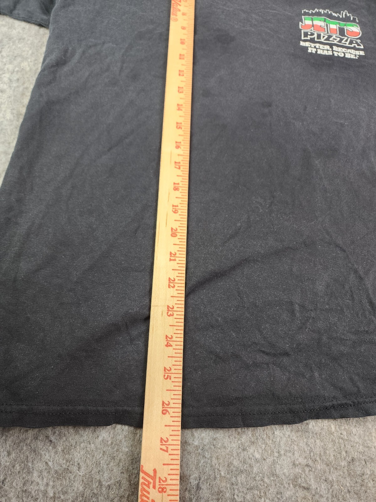 Jet’s Pizza Black T Shirt Size Large Better Because Is Has To Be Distressed
