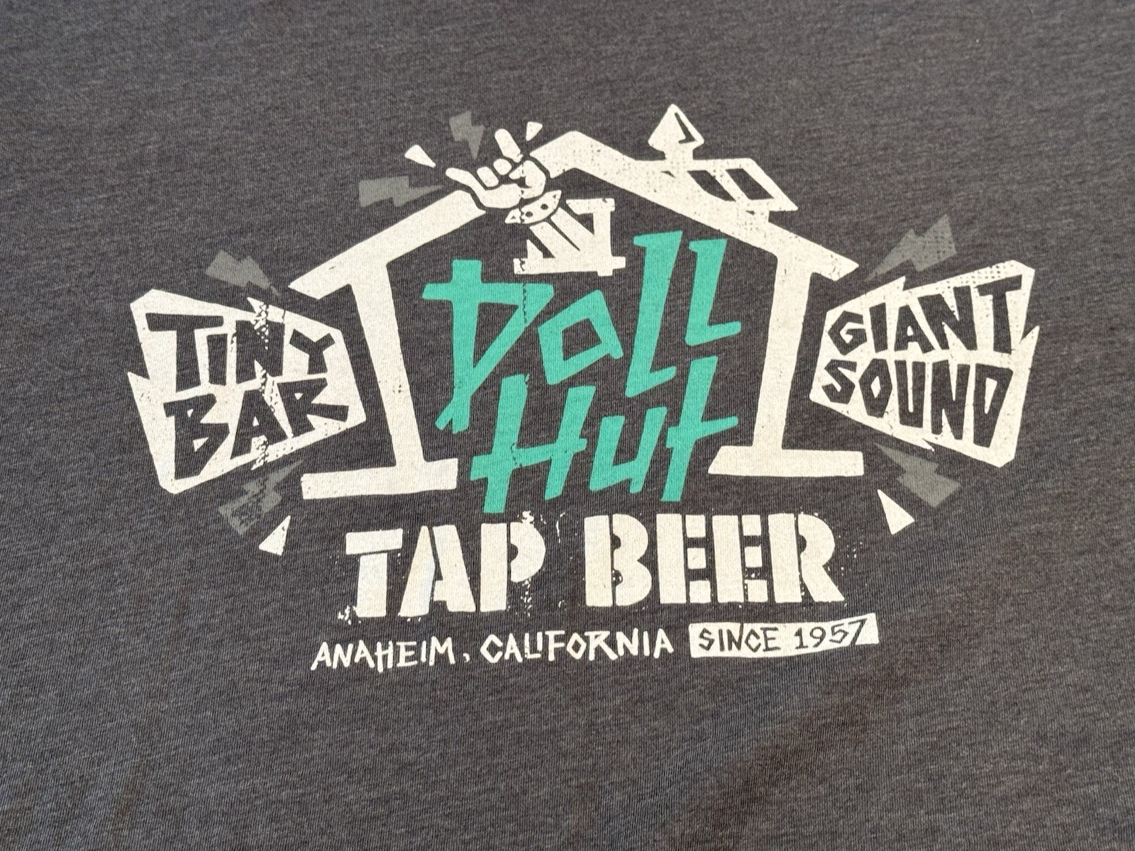 Large Barstool Sports Dive Bar Shirt Club Lot USA Hockey Saturdays Brewing Beer