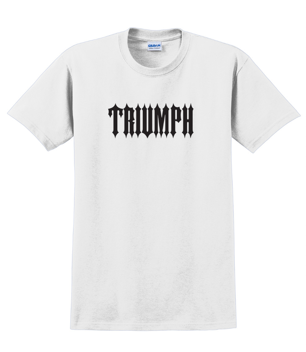 Triumph T-Shirt Short Sleeve Graphic Tees Unisex Apparel inspirational Designs
