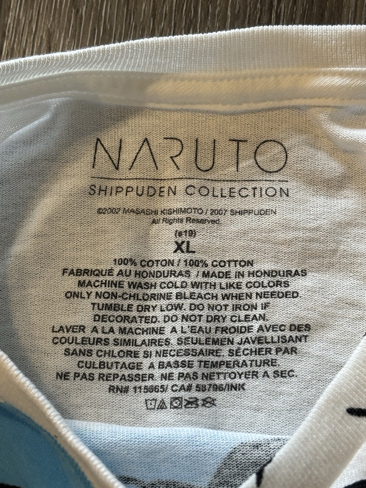 Naruto Shippuden Shonen Jump AOP All Over Print T Shirt Anime Promo Mens XL